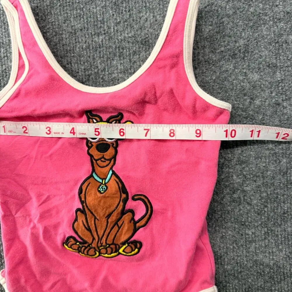 Vintage 1999 Warner Bros Scooby Doo One Piece Swimsuit Girl's Small (6/6X)